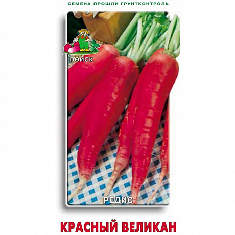 Редис Красный великан фото Редис Красный великан 